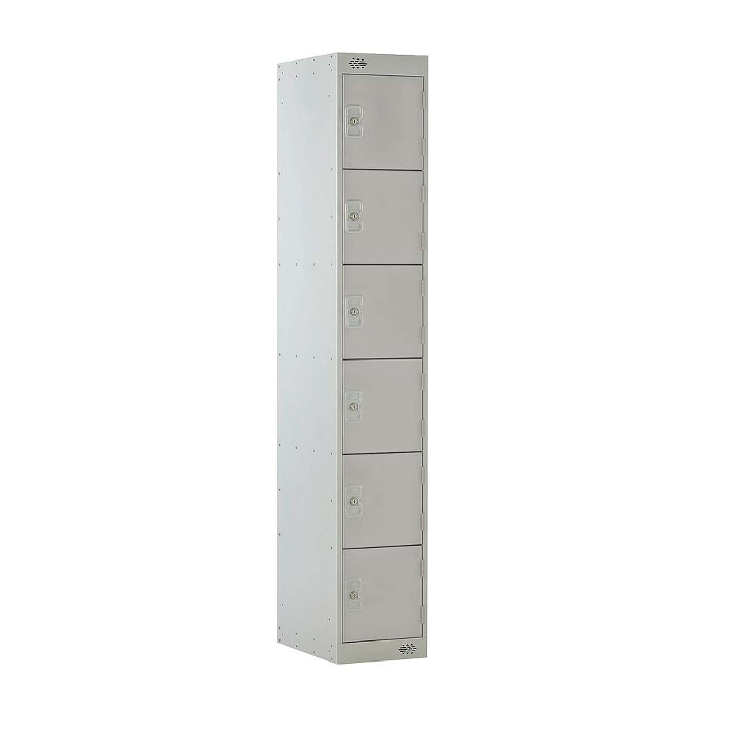 Locker | 6 Door | 450mm Deep | Light Grey/Grey