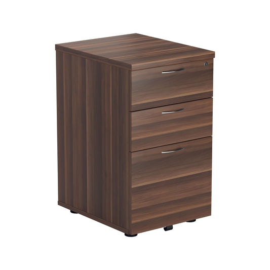 Under Desk Pedestal 3 Drawer (FSC) | Dark Walnut