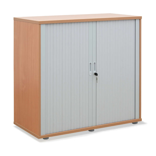 Wooden Side Opening Tambour (FSC) | 1020mm High | Beech