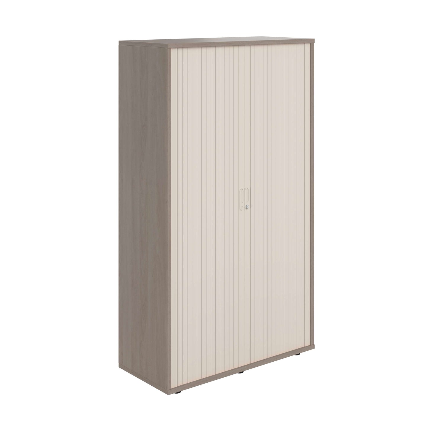Wooden Side Opening Tambour (FSC) | 1920mm High | Grey Oak