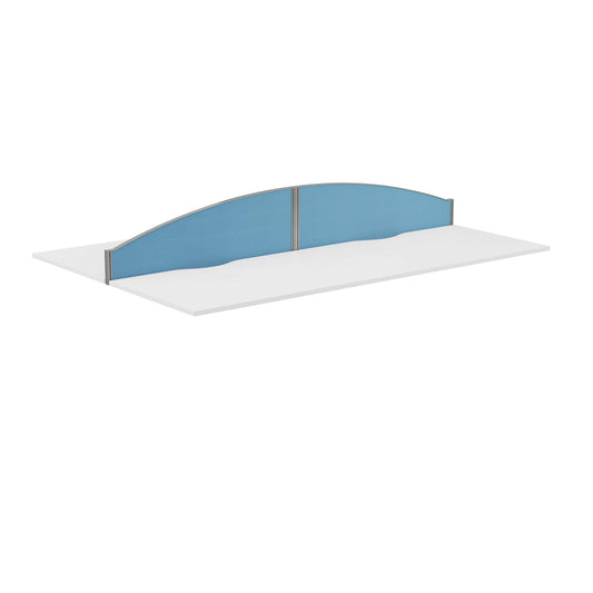 Panel Type 6 Arc Screen | 1200mm | White Frame | Unlimited Band 1