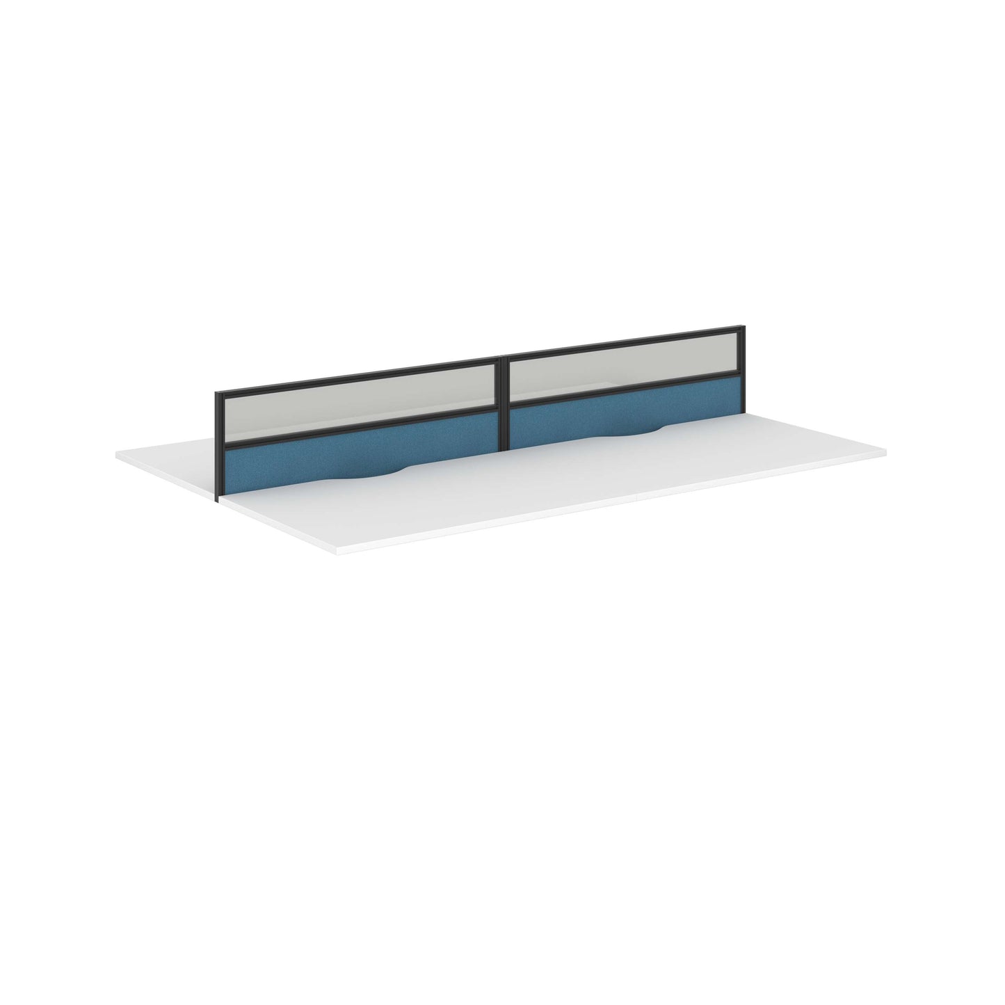 Toolrail Type 3 Half Glazed Screen | 1200mm | Black Frame | Unlimited Band 3