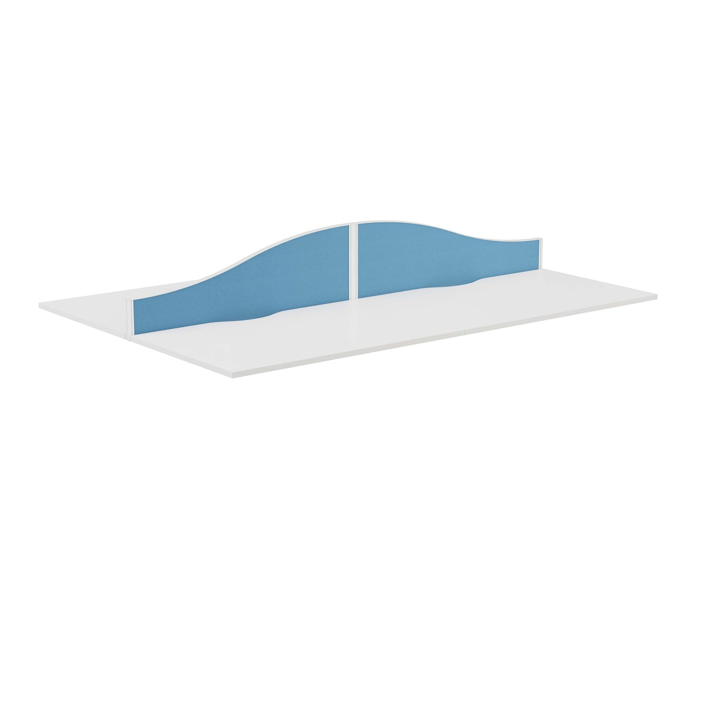Panel Type 5 Wave Screen | 1200mm | White Frame | Unlimited Band 2
