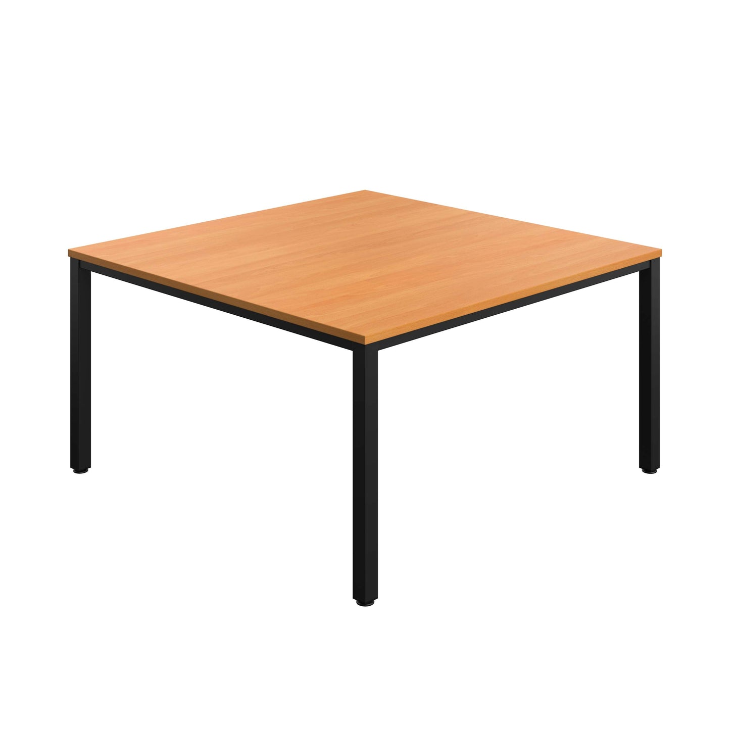 Fraction Infinity Square Meeting Table (FSC) | 1400 X 1400 | Beech/Black