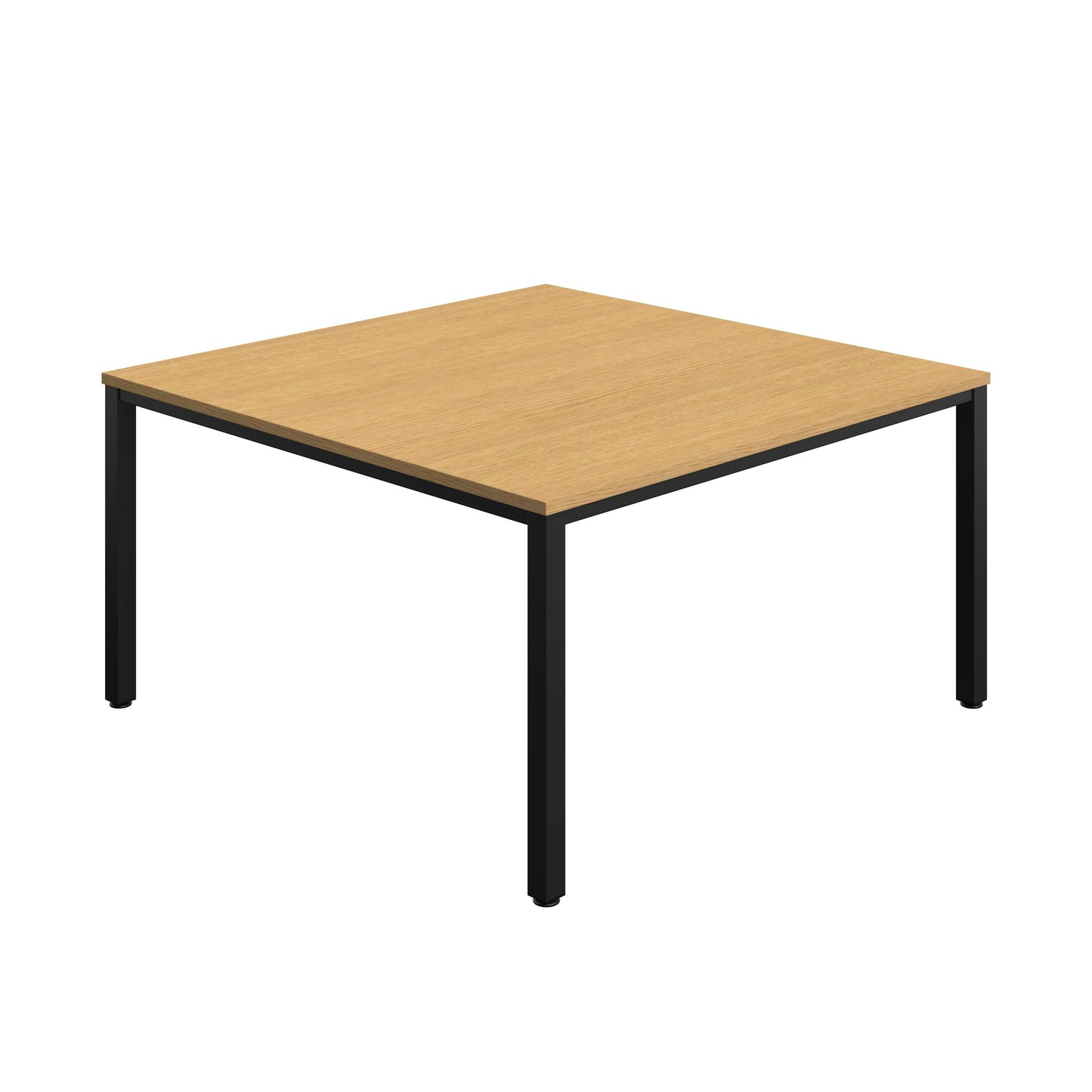 Fraction Infinity Square Meeting Table (FSC) | 1400 X 1400 | Sorano Oak/Black