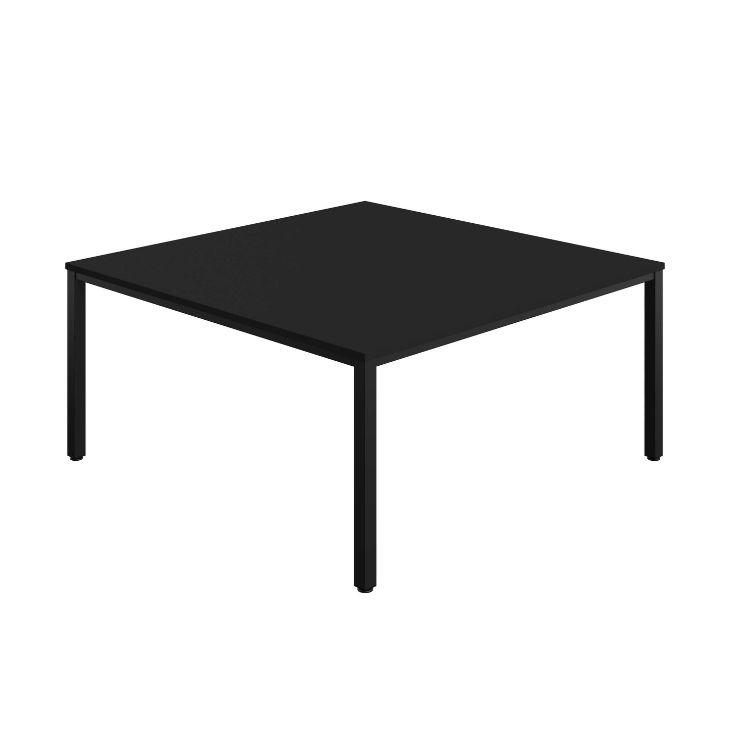 Fraction Infinity Square Meeting Table (FSC) | 1600 X 1600 | Black/Black