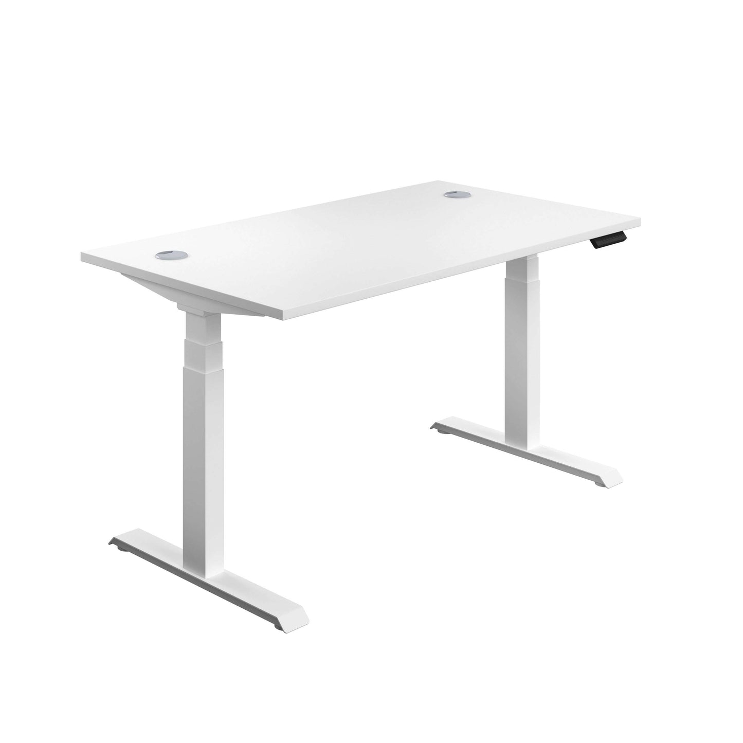 Economy Sit Stand Desk (FSC) | 1600 X 800 | White/White