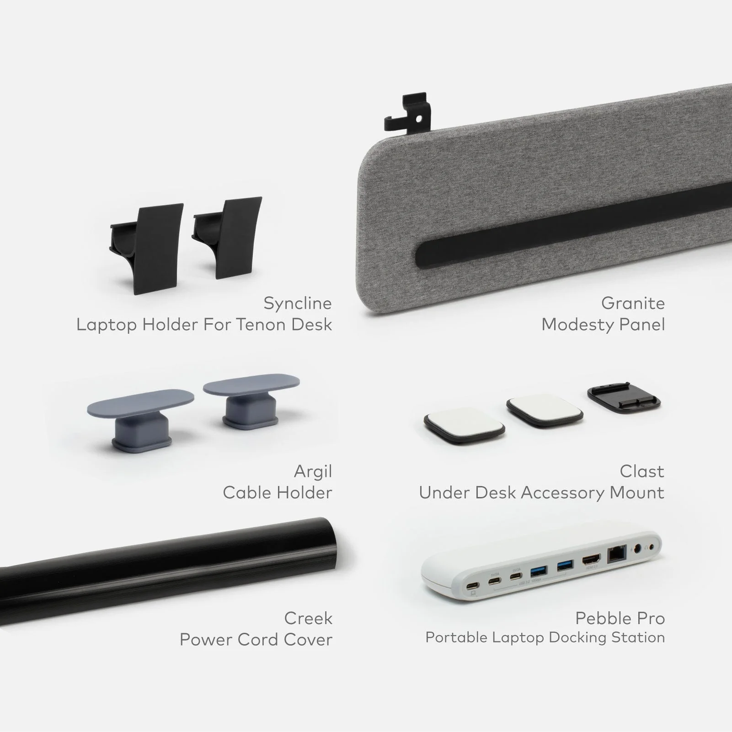 Tenon Premium ALXR Smart Adjustable Desk with Flow Kit- Modular sit-stand desk with a built-in touchscreen