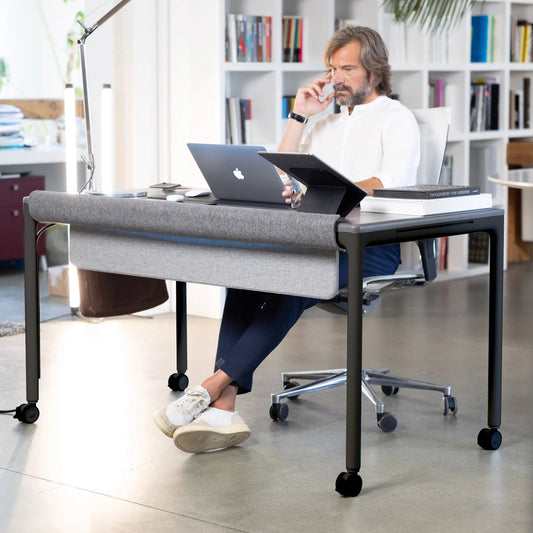 Tenon ALXR Smart Adjustable Desk - Modular sit-stand desk with a built-in touchscreen