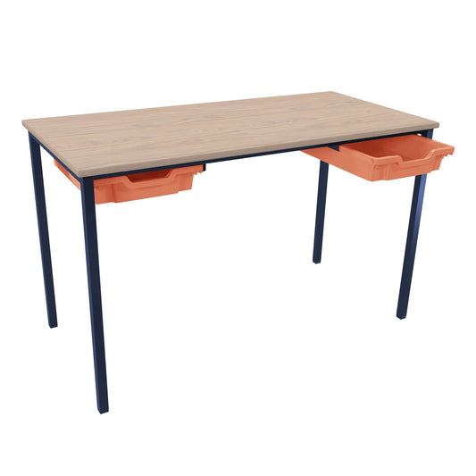 Titan Classroom Table Accessory Runner Bundle | 2 X Tray | Tropical Orange