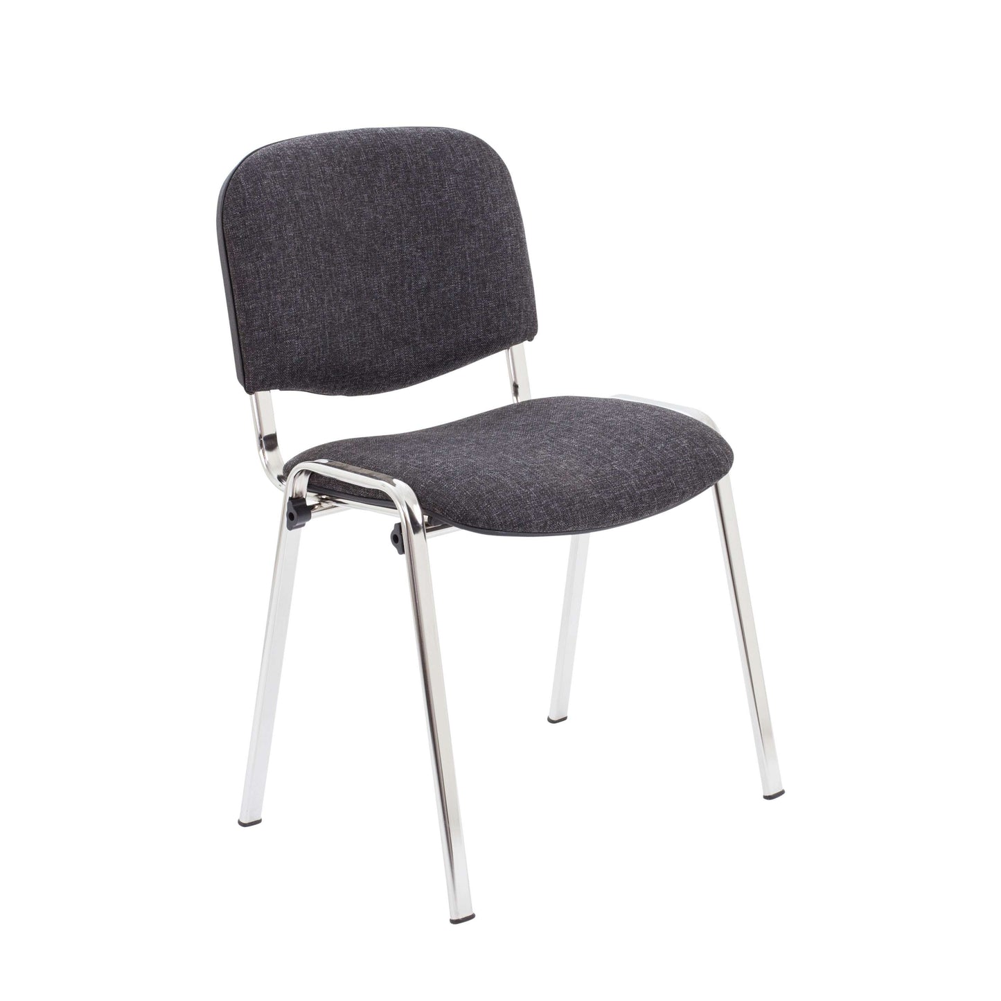 Club Chair with Chrome | Charcoal/Chrome