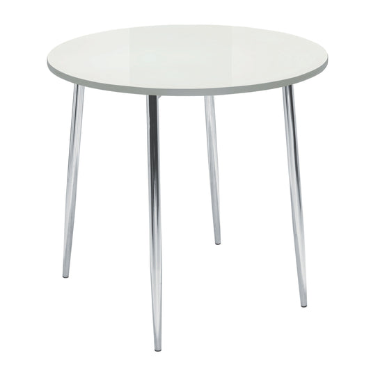 Ellipse 4 Leg Table | 800mm | White