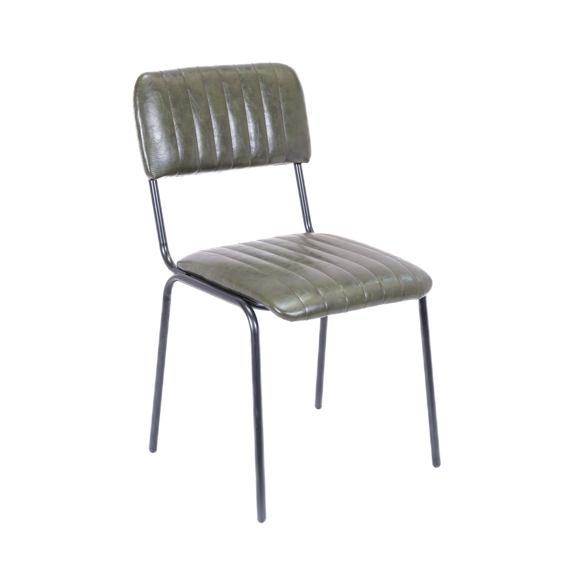Tavern Side Chair | Green PU