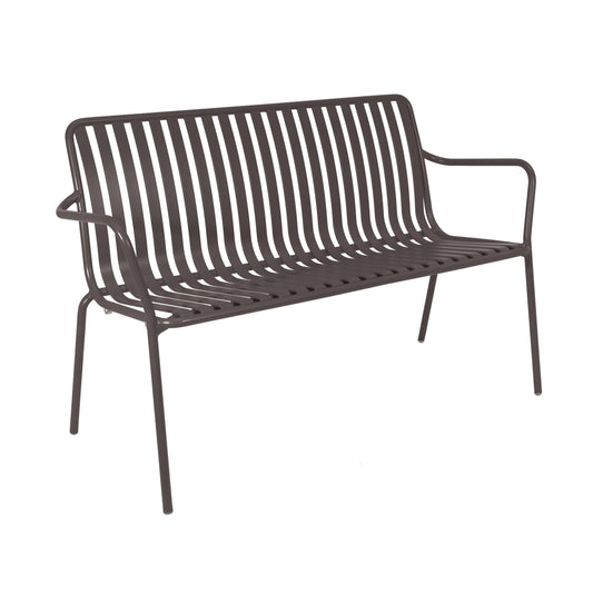 Breeze Aluminium 2 Seater Armchair Bench | Standard | Charcoal