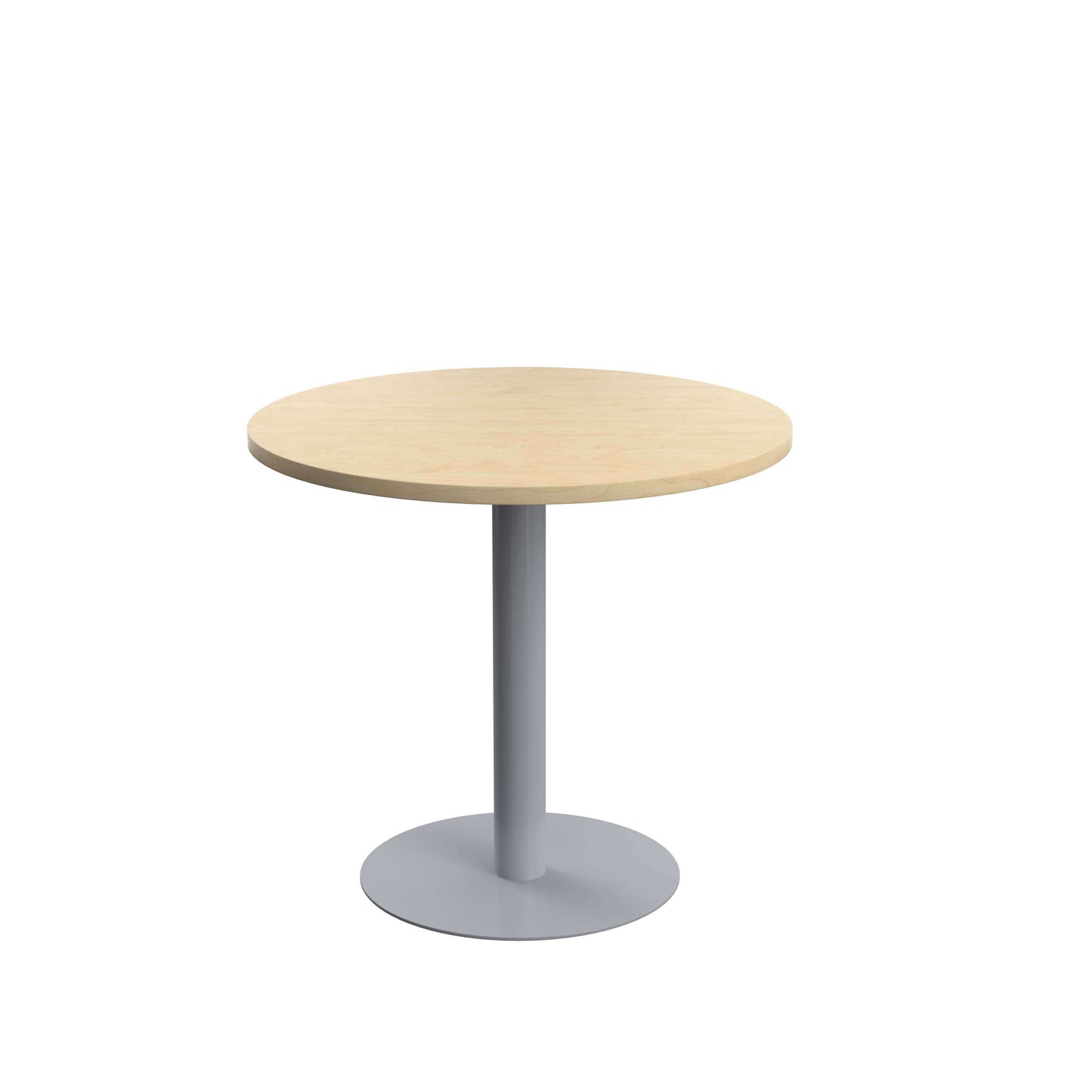 Contract Table Mid (FSC) | 800mm | Maple/Silver