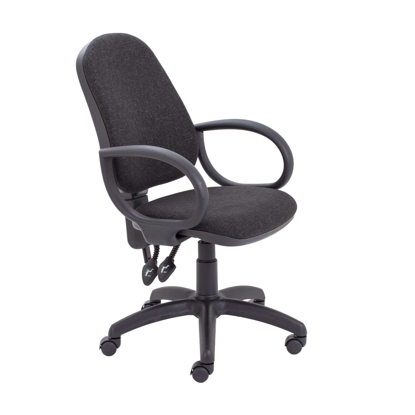 Calypso 2 High Back Operator Chair | Fixed Arms | Charcoal