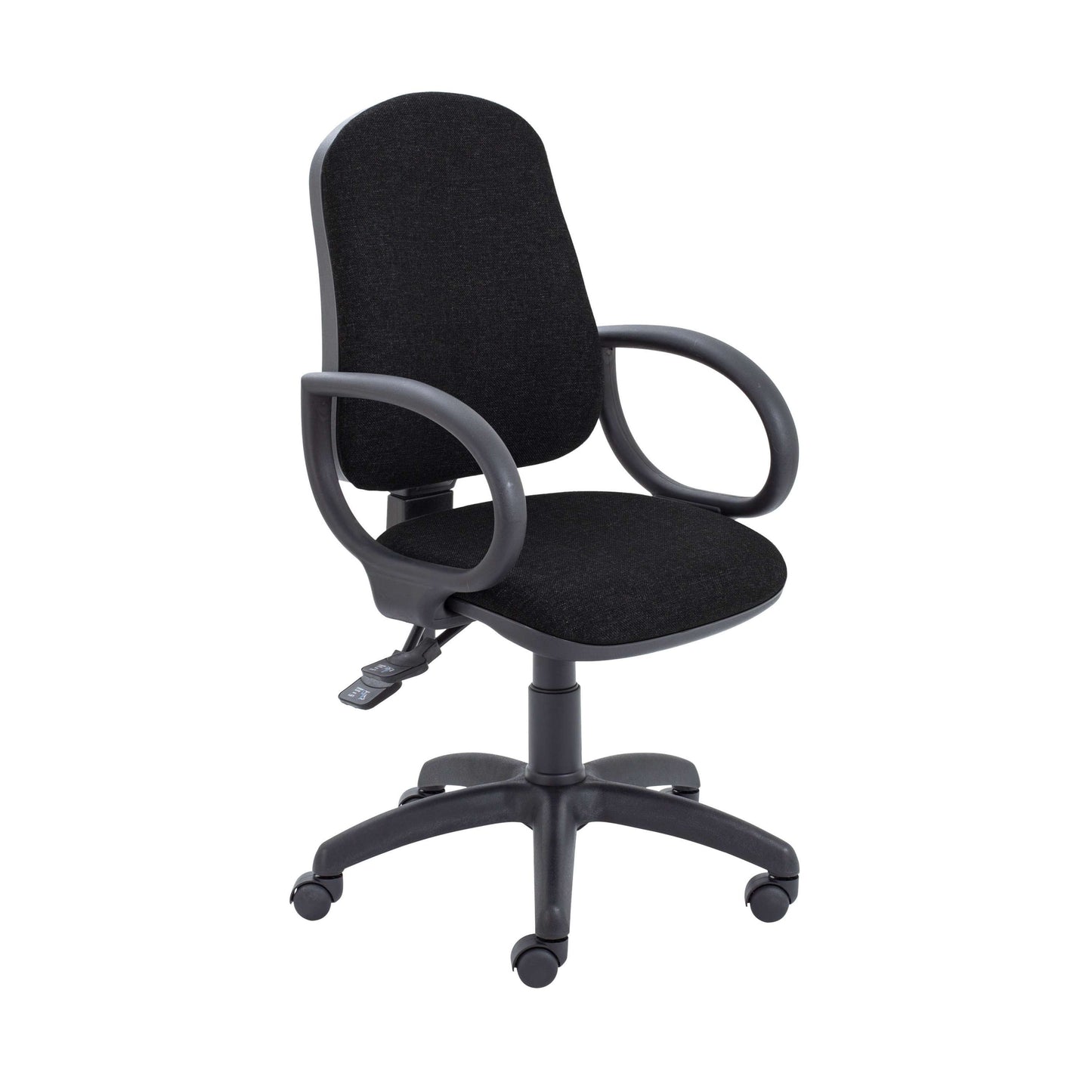 Calypso 2 Deluxe Chair | Fixed Arms | Black