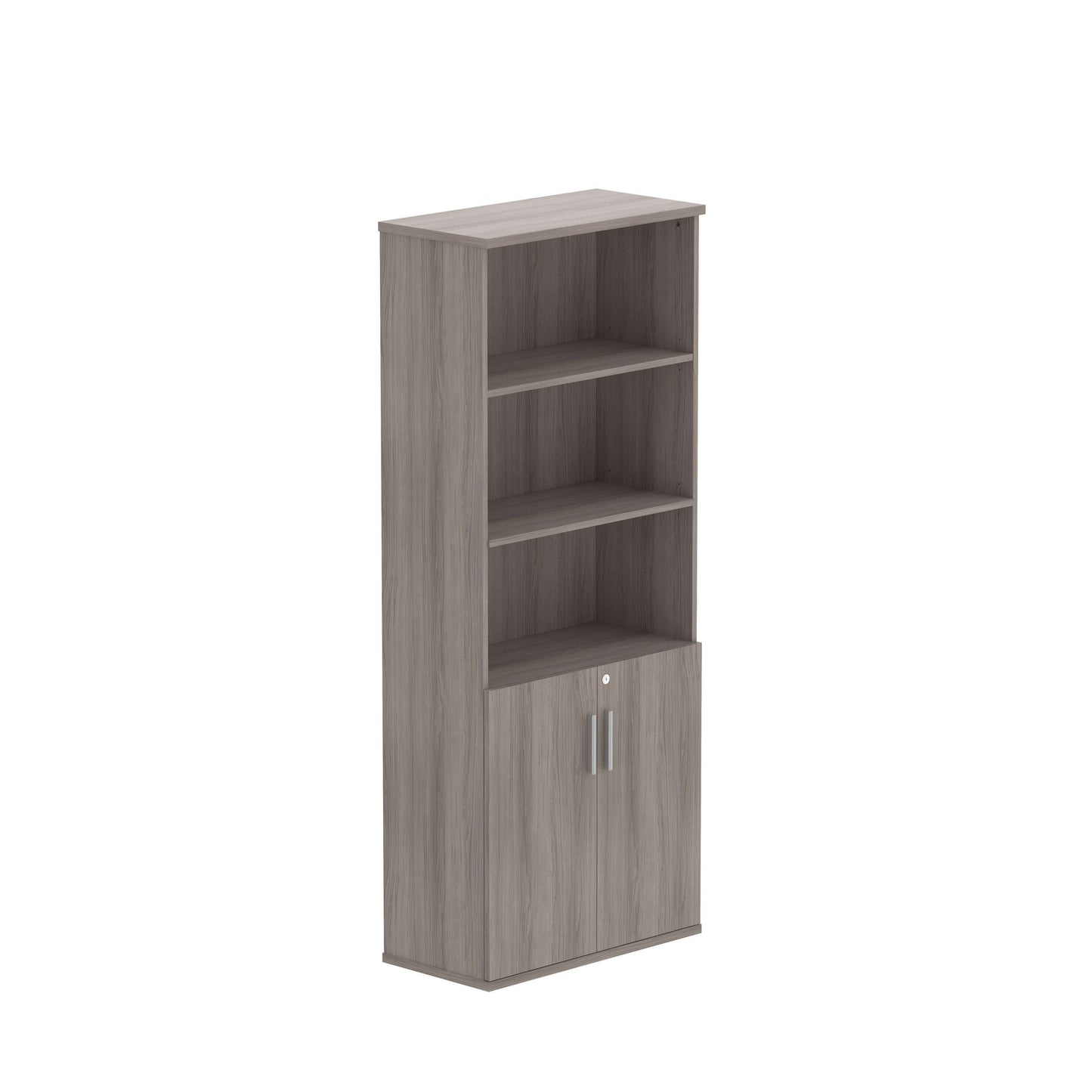 Combination Cupboard with Doors (FSC) | 1900 High | Alaskan Grey Oak