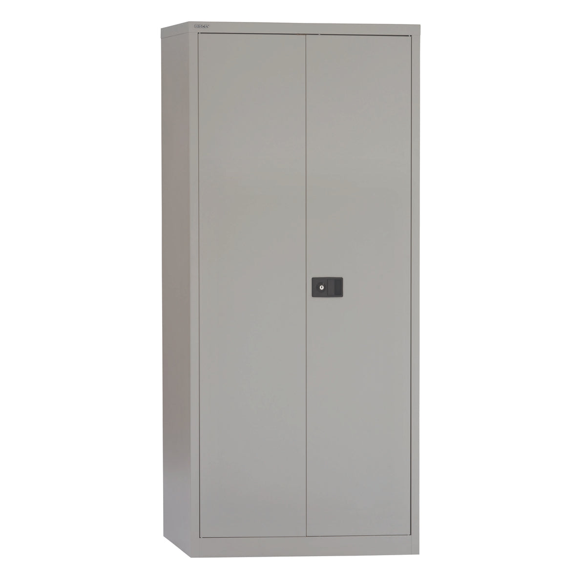 Bisley Contract Steel Double Door Cupboard | 1950mm High | Goose Grey