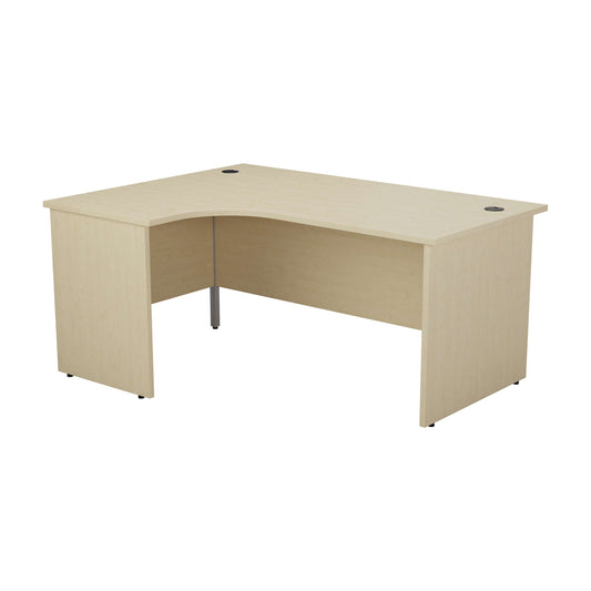Panel Left Hand Radial Desk | 1600X1200 | Maple/Maple
