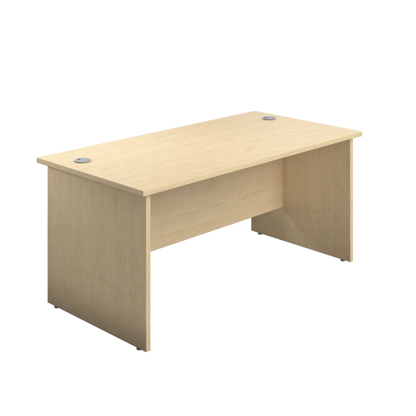 Panel Rectangular Desk: 800mm Deep | 1800X800 | Maple