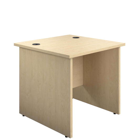 Panel Rectangular Desk: 800mm Deep | 800X800 | Maple