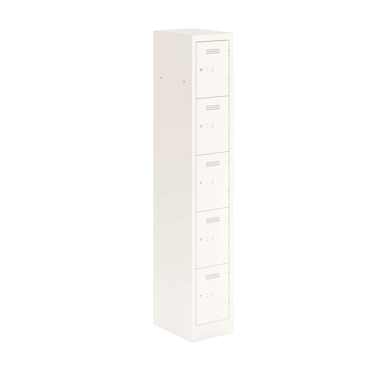 Primary 5 Door Single Locker Column | Traffic White