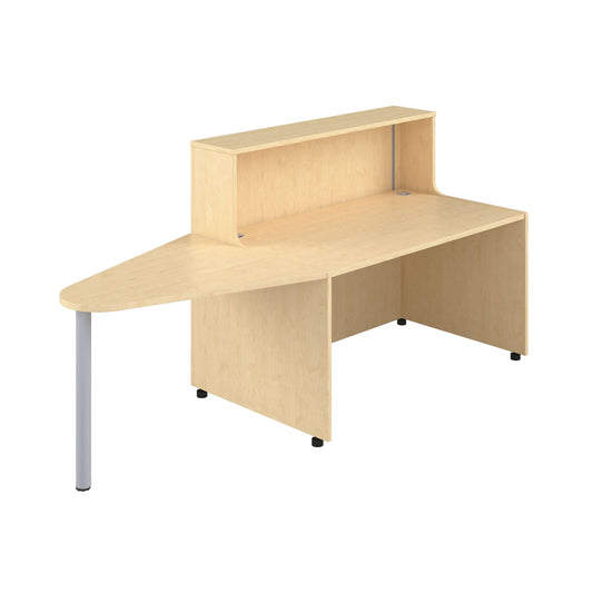 Reception Unit with Extension (FSC) | 1400 | Maple/Maple