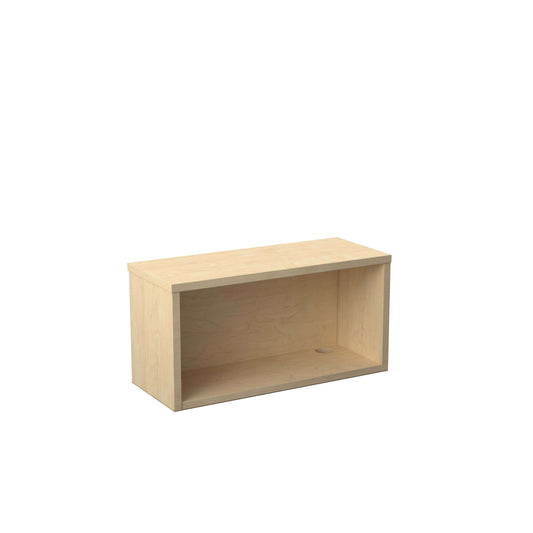 Reception Modular Straight Hutch Unit (FSC) | 800mm | Maple
