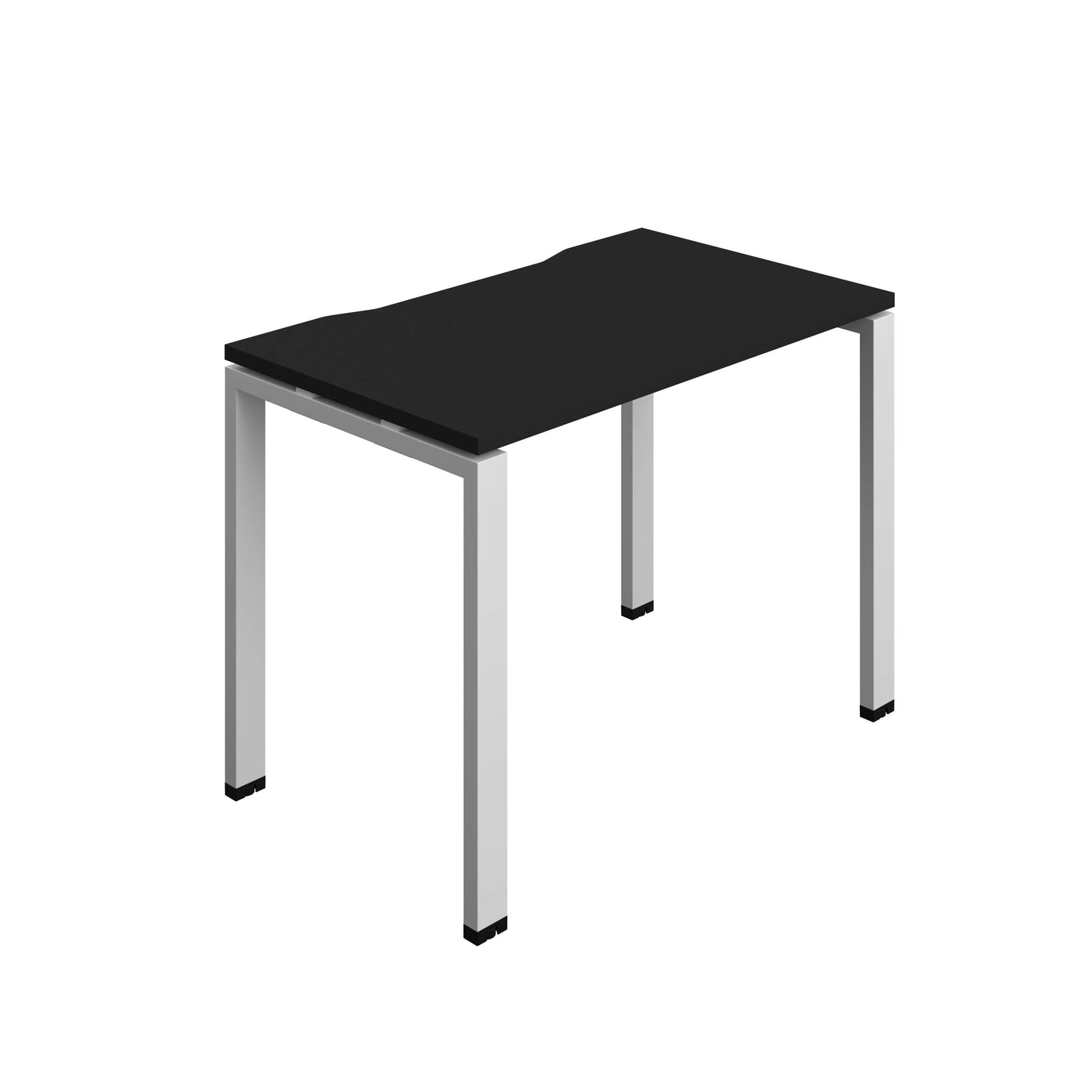 Synergy Bench with Cut Out: 1 Person (FSC) : Goal Post Leg : 1000 | 600 | Black/Silver