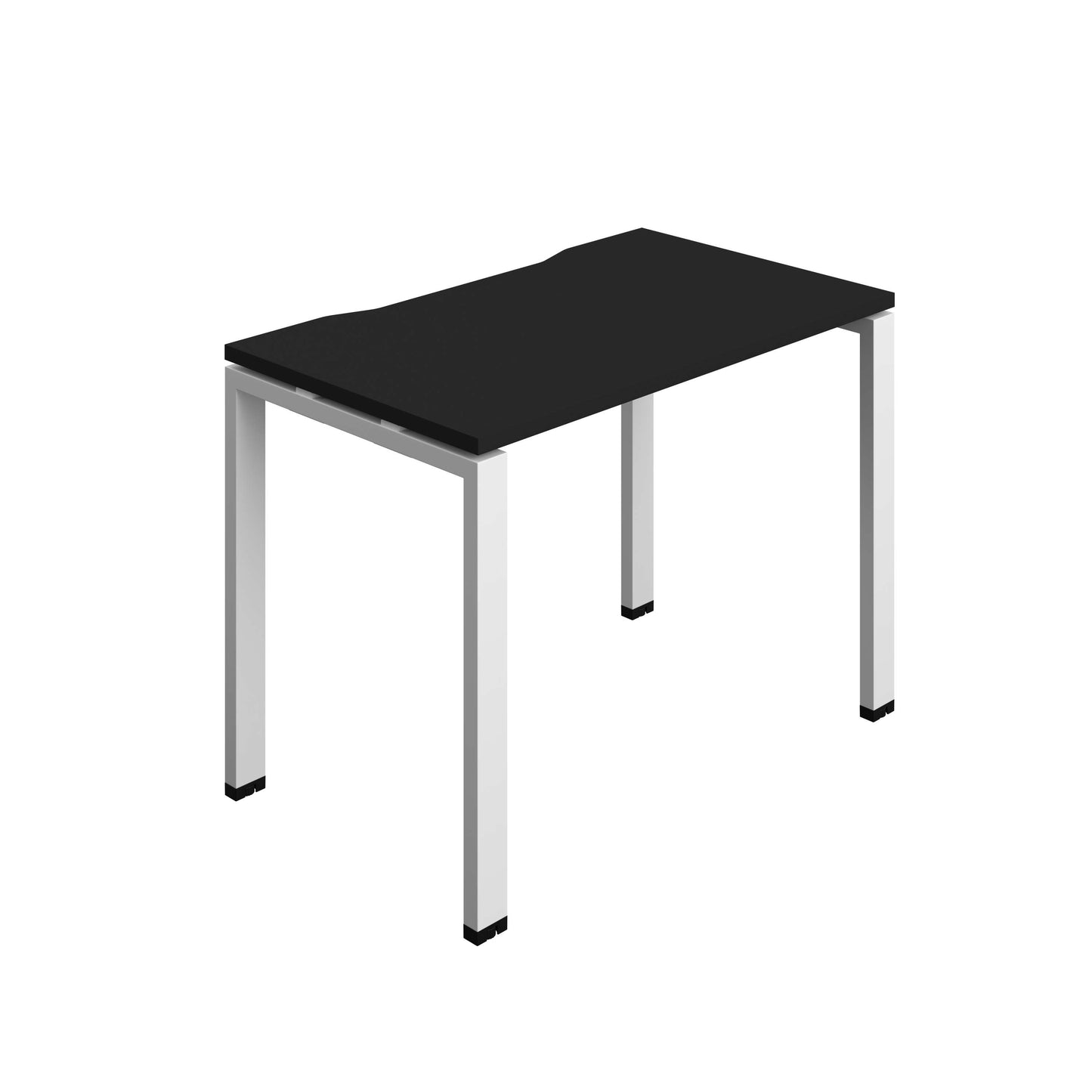 Synergy Bench with Cut Out: 1 Person (FSC) : Goal Post Leg : 1000 | 600 | Black/White