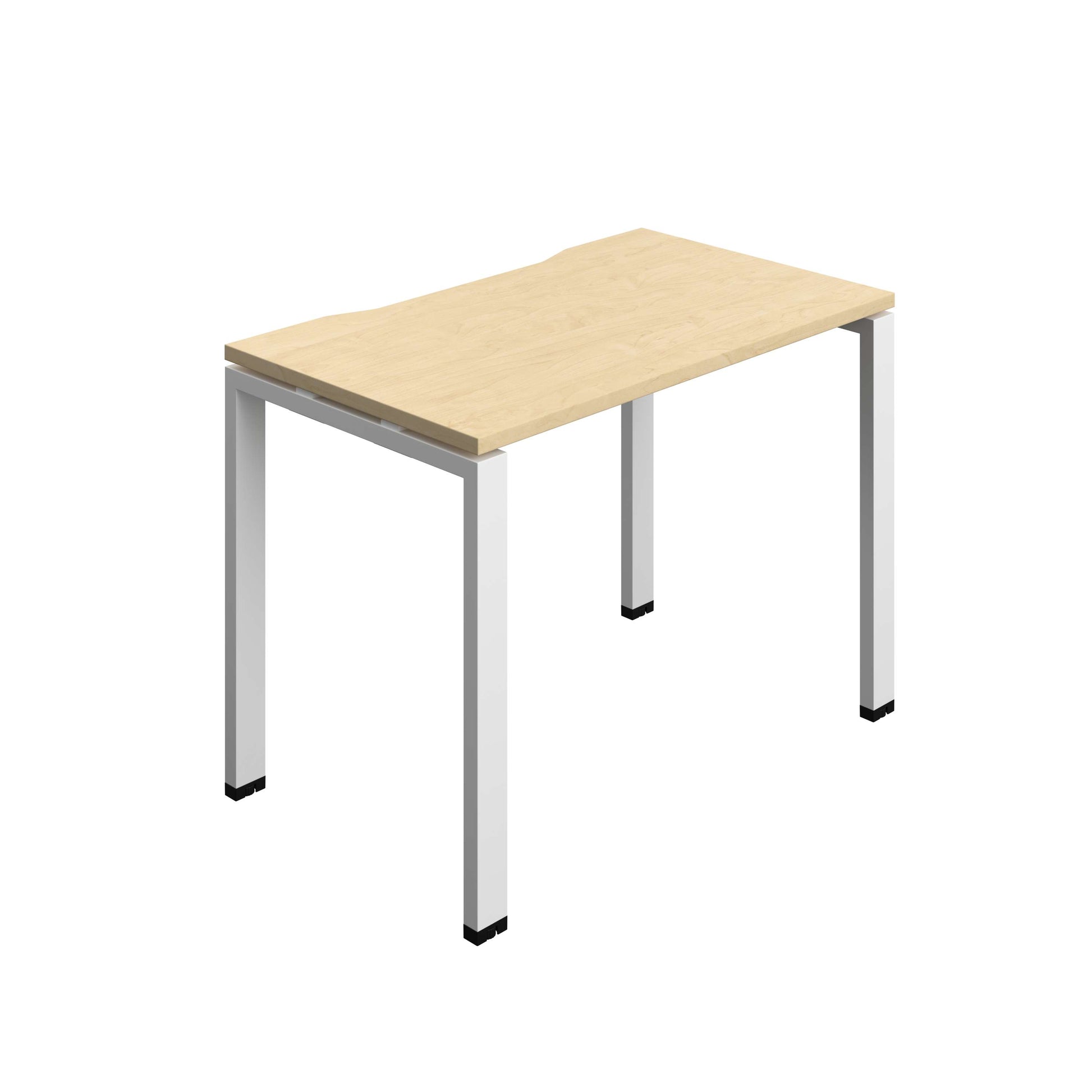 Synergy Bench with Cut Out: 1 Person (FSC) : Goal Post Leg : 1000 | 600 | Maple/White