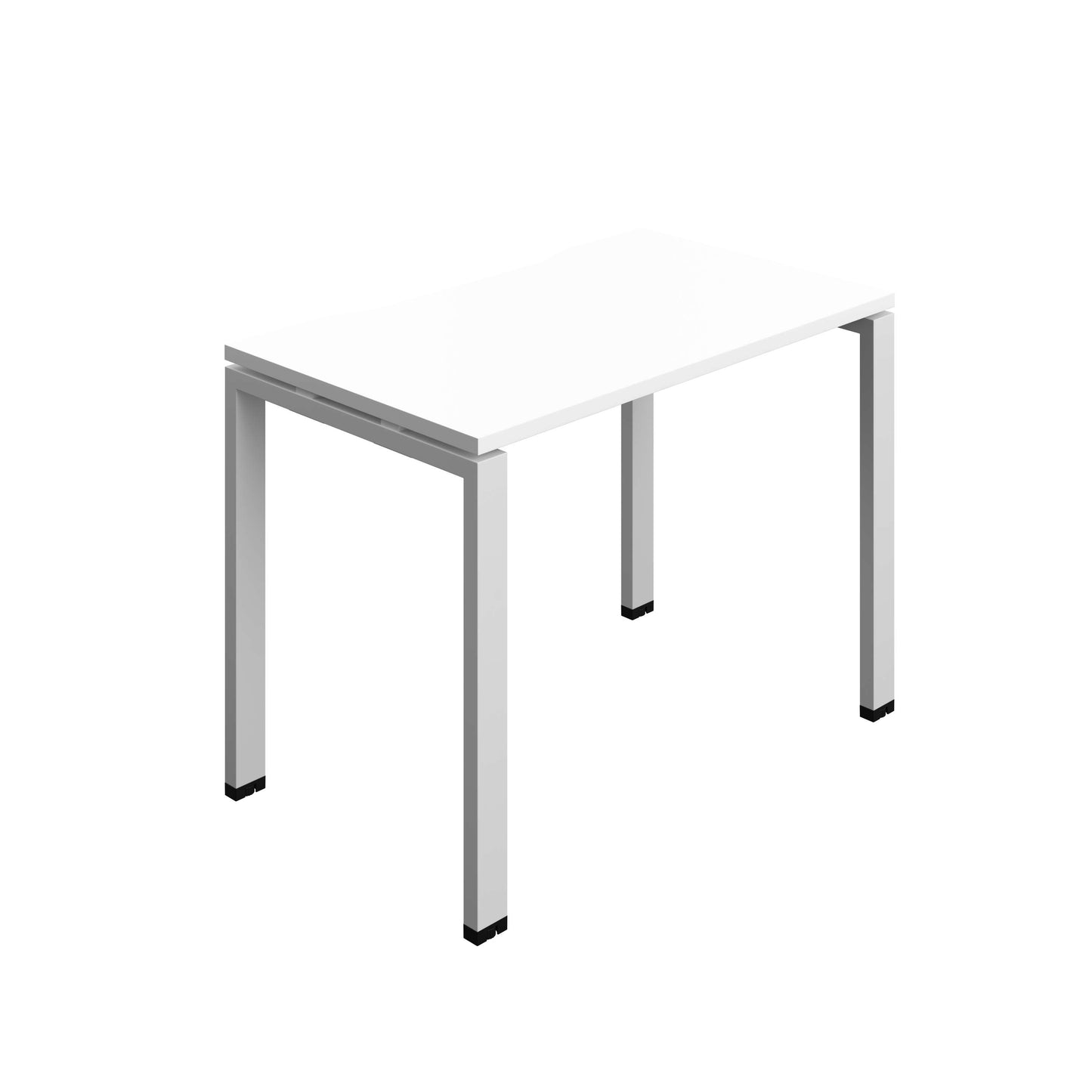 Synergy Bench with Cut Out: 1 Person (FSC) : Goal Post Leg : 1000 | 600 | White/Silver