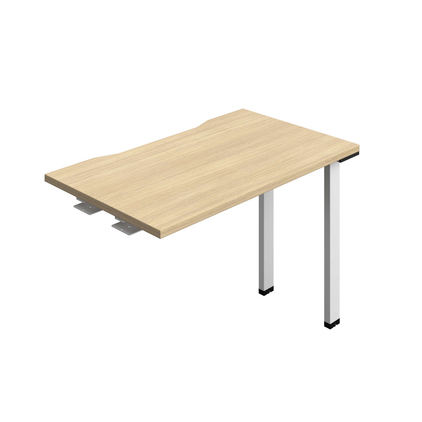 Synergy Bench Extension with Cut Out: 1 Person (FSC) : 1000 | 600 | Nova Oak/White