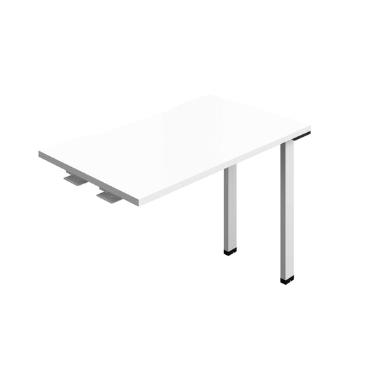 Synergy Bench Extension with Cut Out: 1 Person (FSC) : 1000 | 600 | White/White