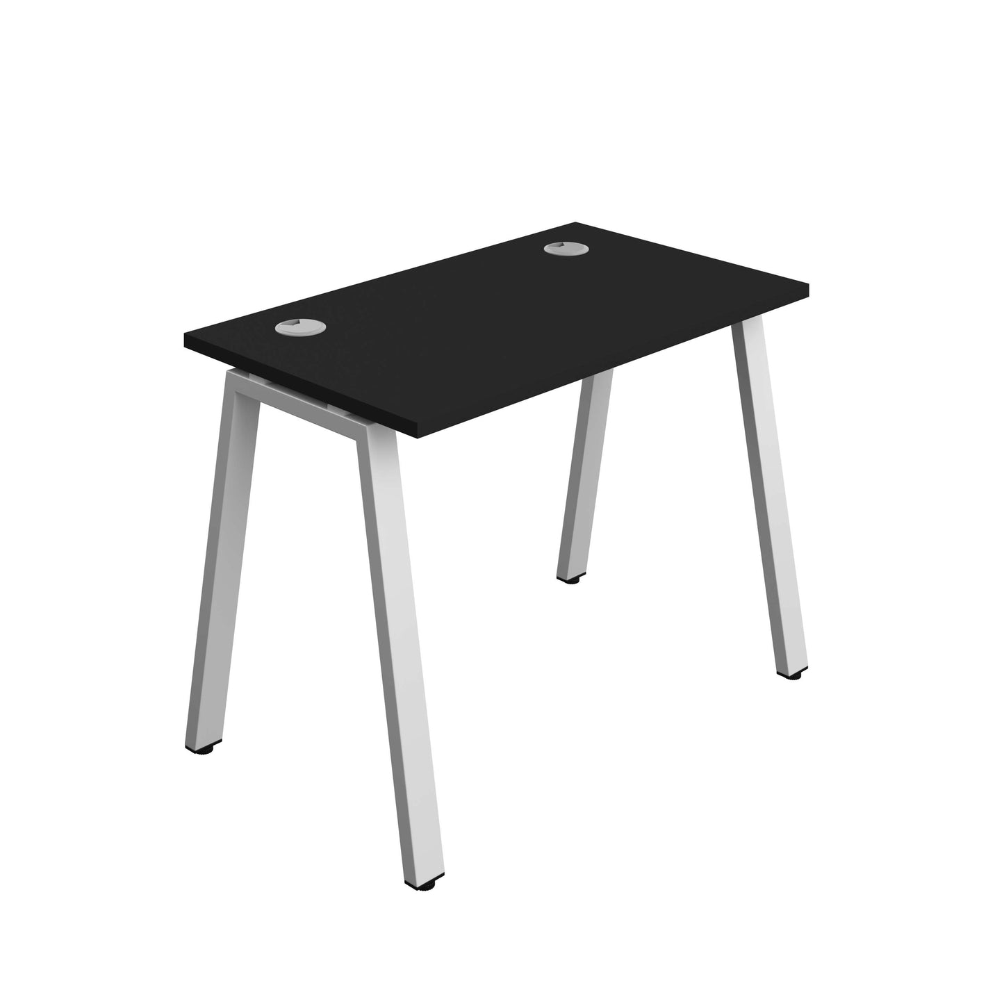 Synergy Bench with Cable Ports: 1 Person (FSC) : A-Frame Leg : 1000 | 600 | Black/Silver