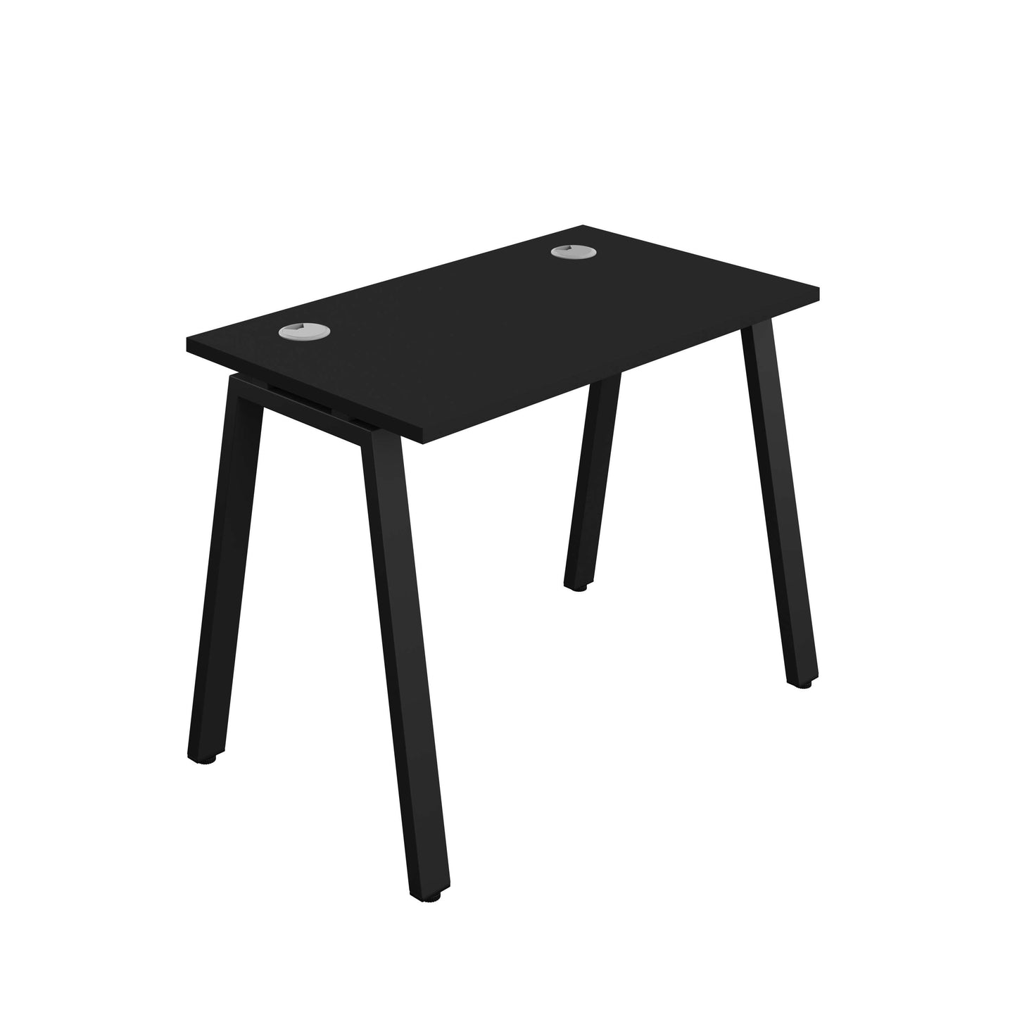 Synergy Bench with Cable Ports: 1 Person (FSC) : A-Frame Leg : 1000 | 700 | Black/Black