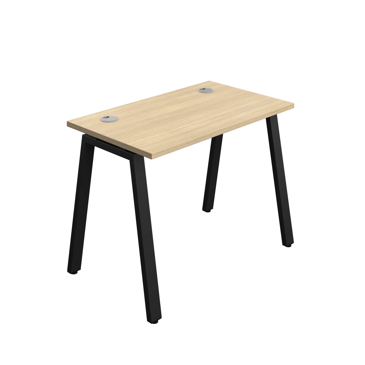 Synergy Bench with Cable Ports: 1 Person (FSC) : A-Frame Leg : 1000 | 700 | Nova Oak/Black