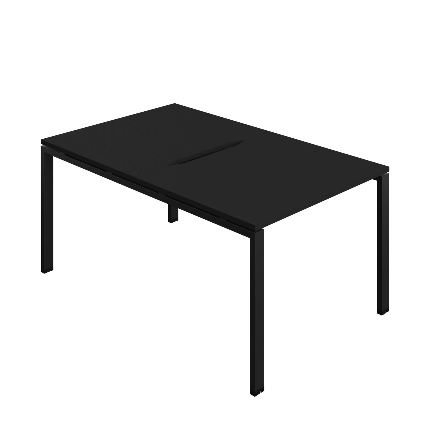 Synergy Bench with Cut Out: 2 Person (FSC) : Goal Post Leg : 1000 | 800 | Black/Black