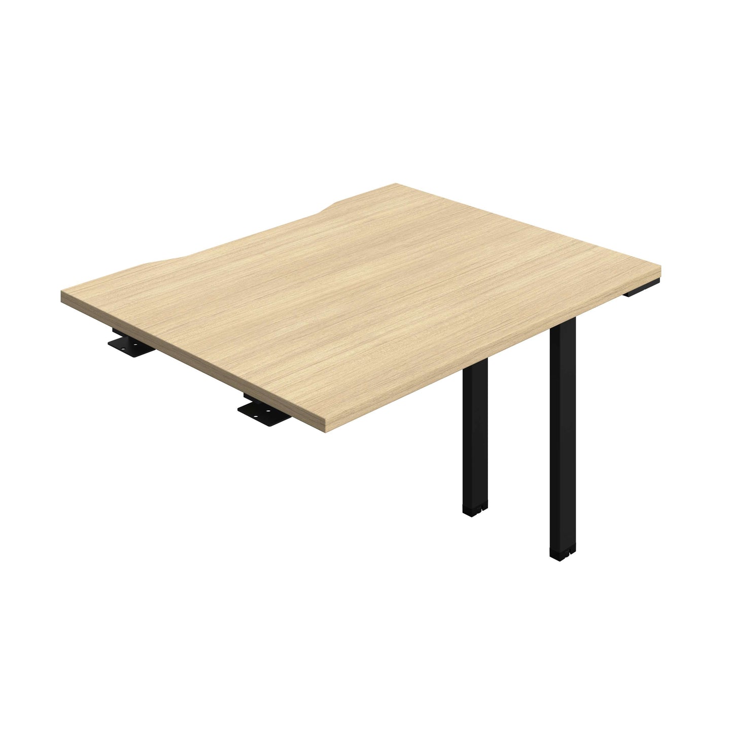 Synergy Bench Extension with Cut Out: 1 Person (FSC) : 1000 | 800 | Nova Oak/Black