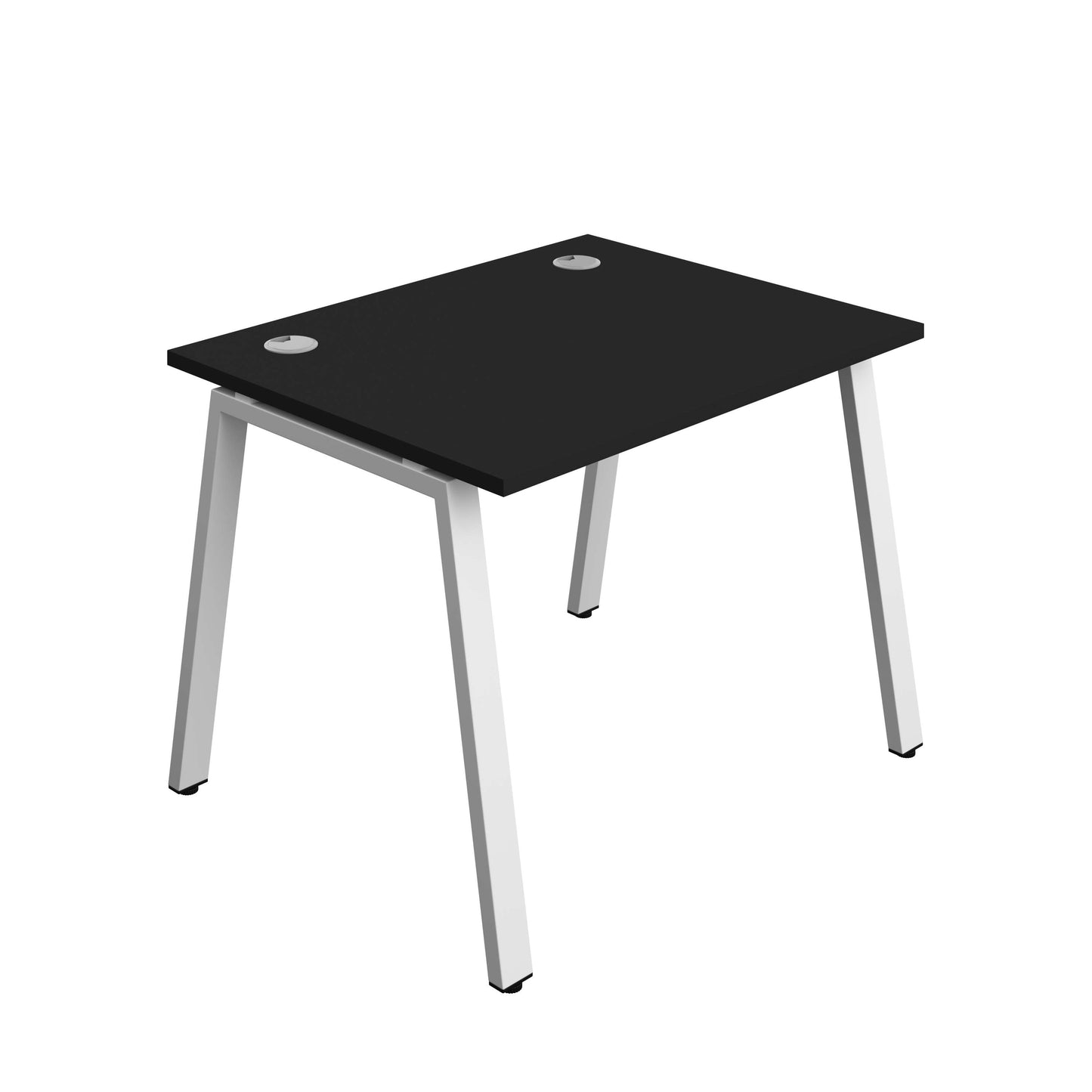 Synergy Bench with Cable Ports: 1 Person (FSC) : A-Frame Leg : 1000 | 800 | Black/White