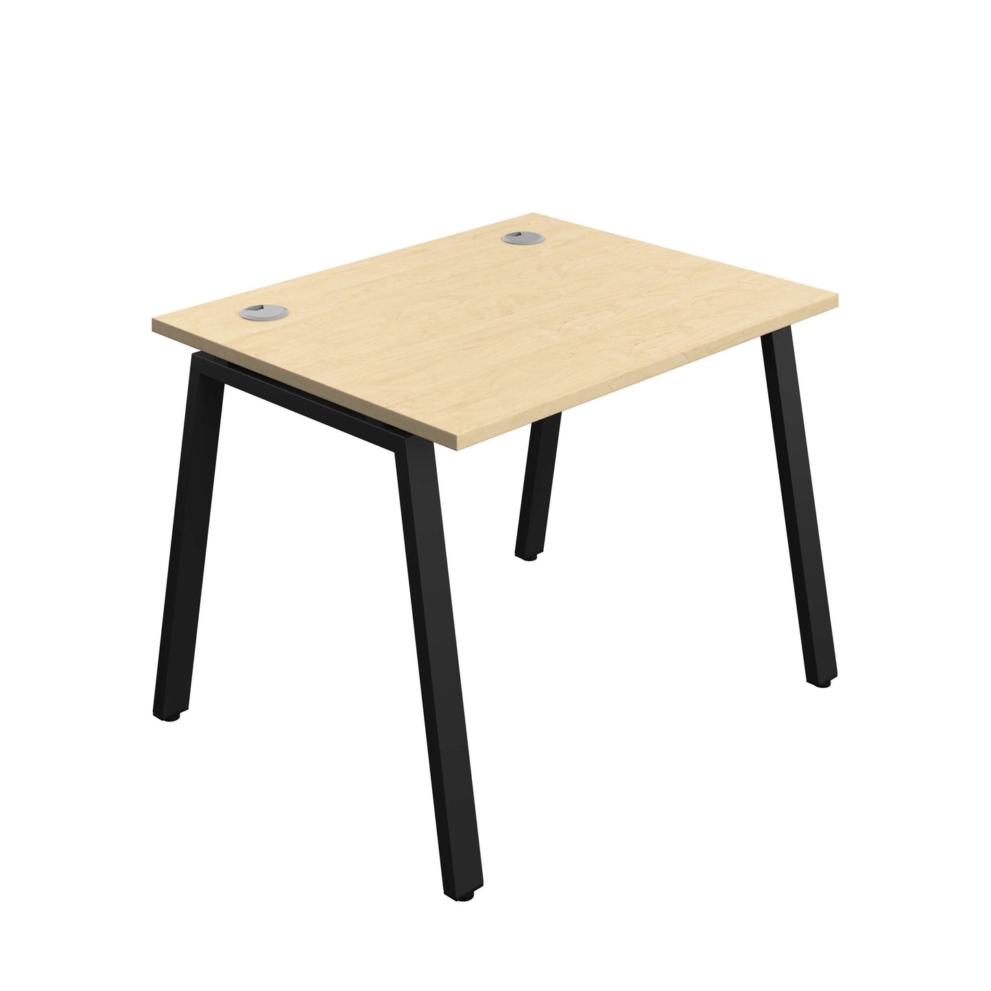 Synergy Bench with Cable Ports: 1 Person (FSC) : A-Frame Leg : 1000 | 800 | Maple/Black