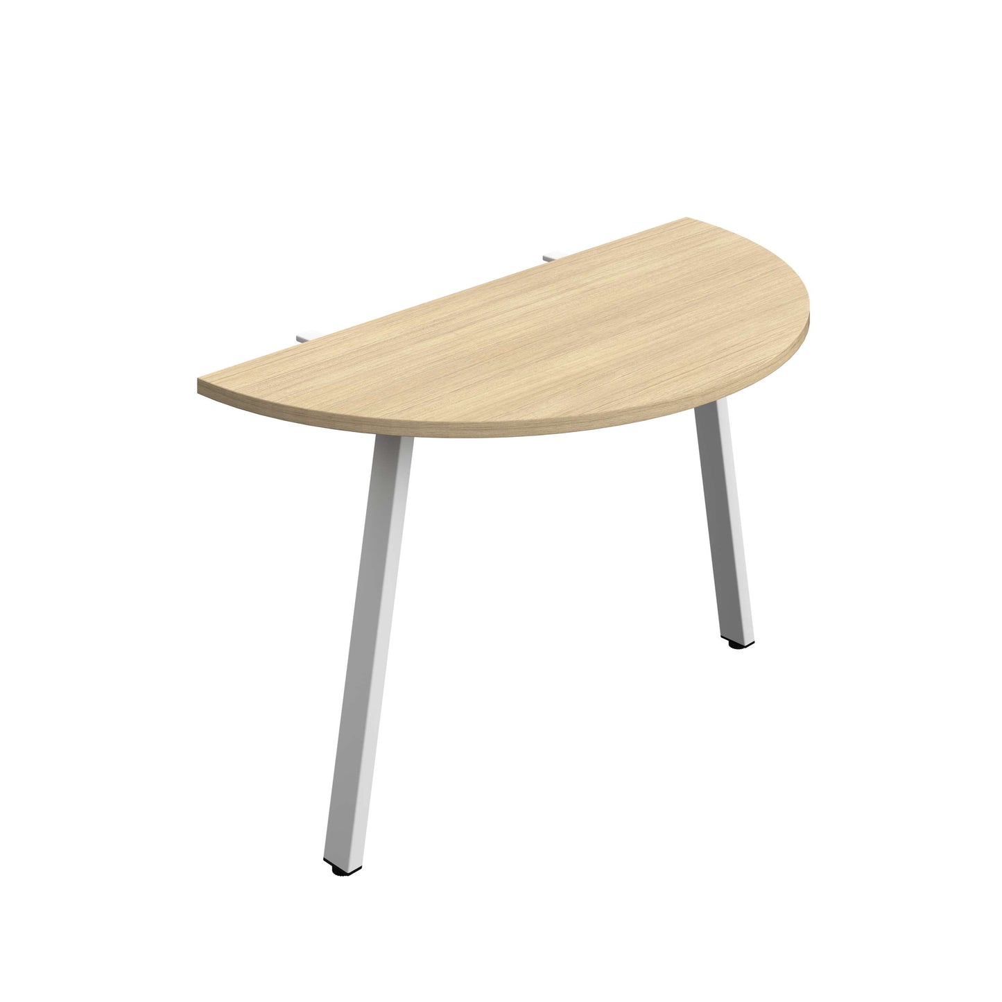 Synergy Screen Depth D-End Single Person Bench : A-Frame Leg : 1200 | 600 | Nova Oak/White