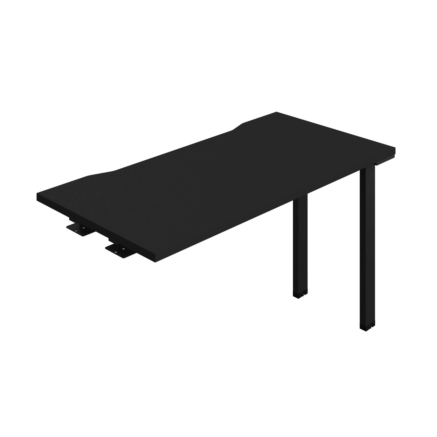 Synergy Bench Extension with Cut Out: 1 Person (FSC) : 1200 | 600 | Black/Black
