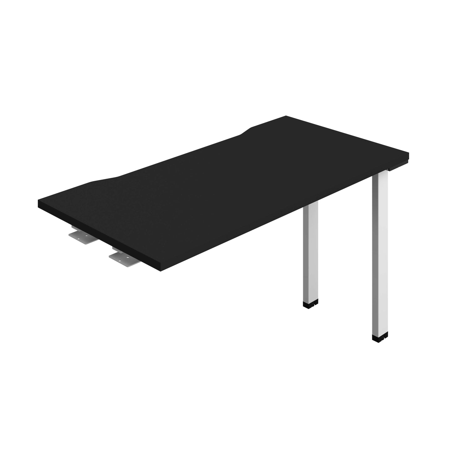 Synergy Bench Extension with Cut Out: 1 Person (FSC) : 1200 | 600 | Black/White