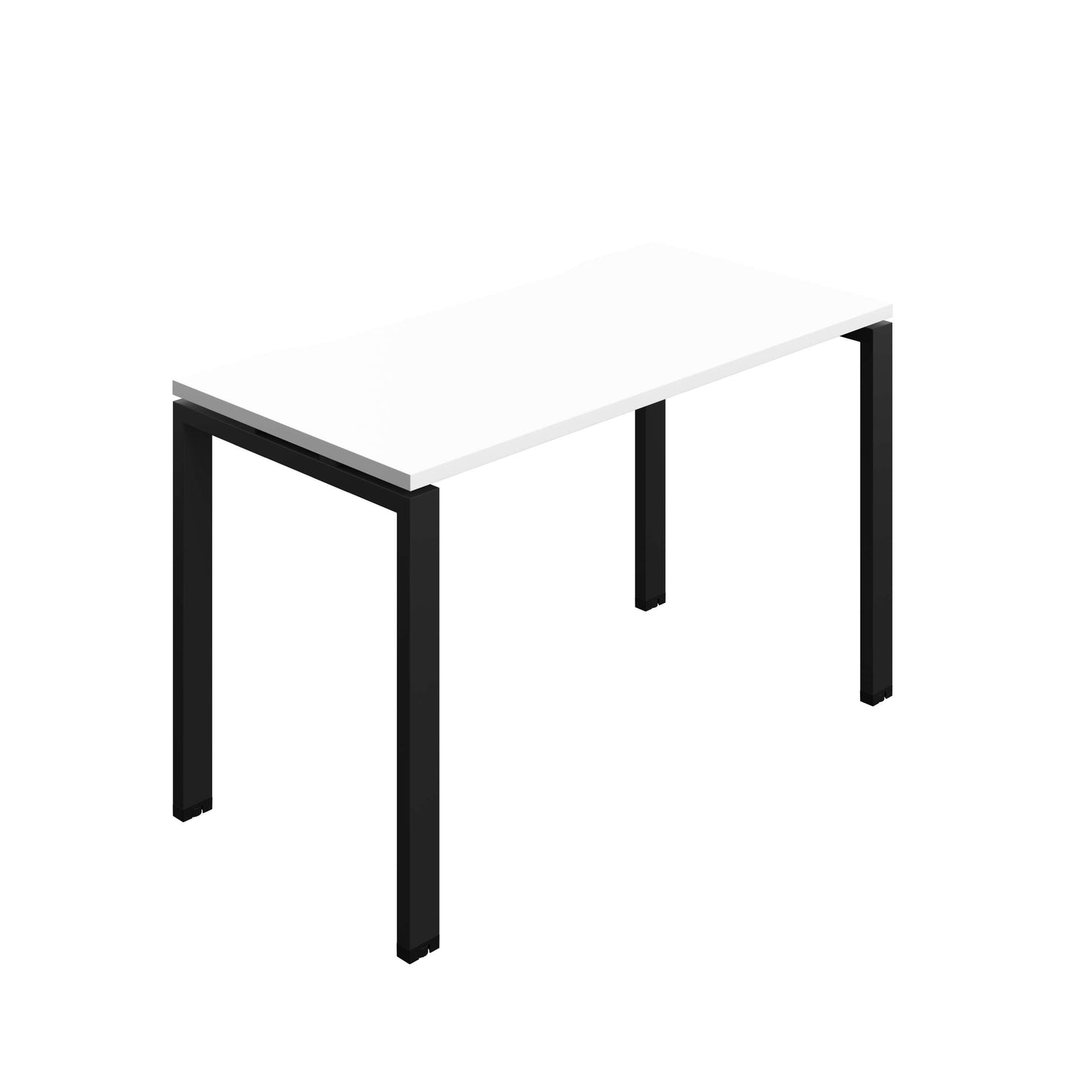 Synergy Bench with Cut Out: 1 Person (FSC) : Goal Post Leg : 1200 | 600 | White/Black