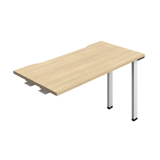 Synergy Bench Extension with Cut Out: 1 Person (FSC) : 1200 | 600 | Nova Oak/White