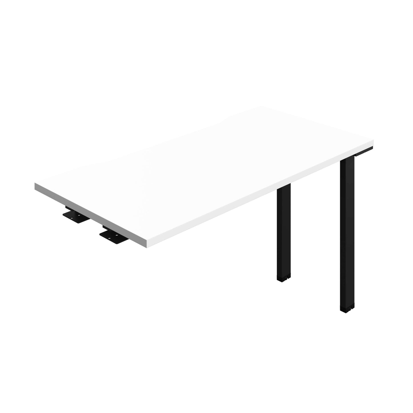 Synergy Bench Extension with Cut Out: 1 Person (FSC) : 1200 | 600 | White/Black