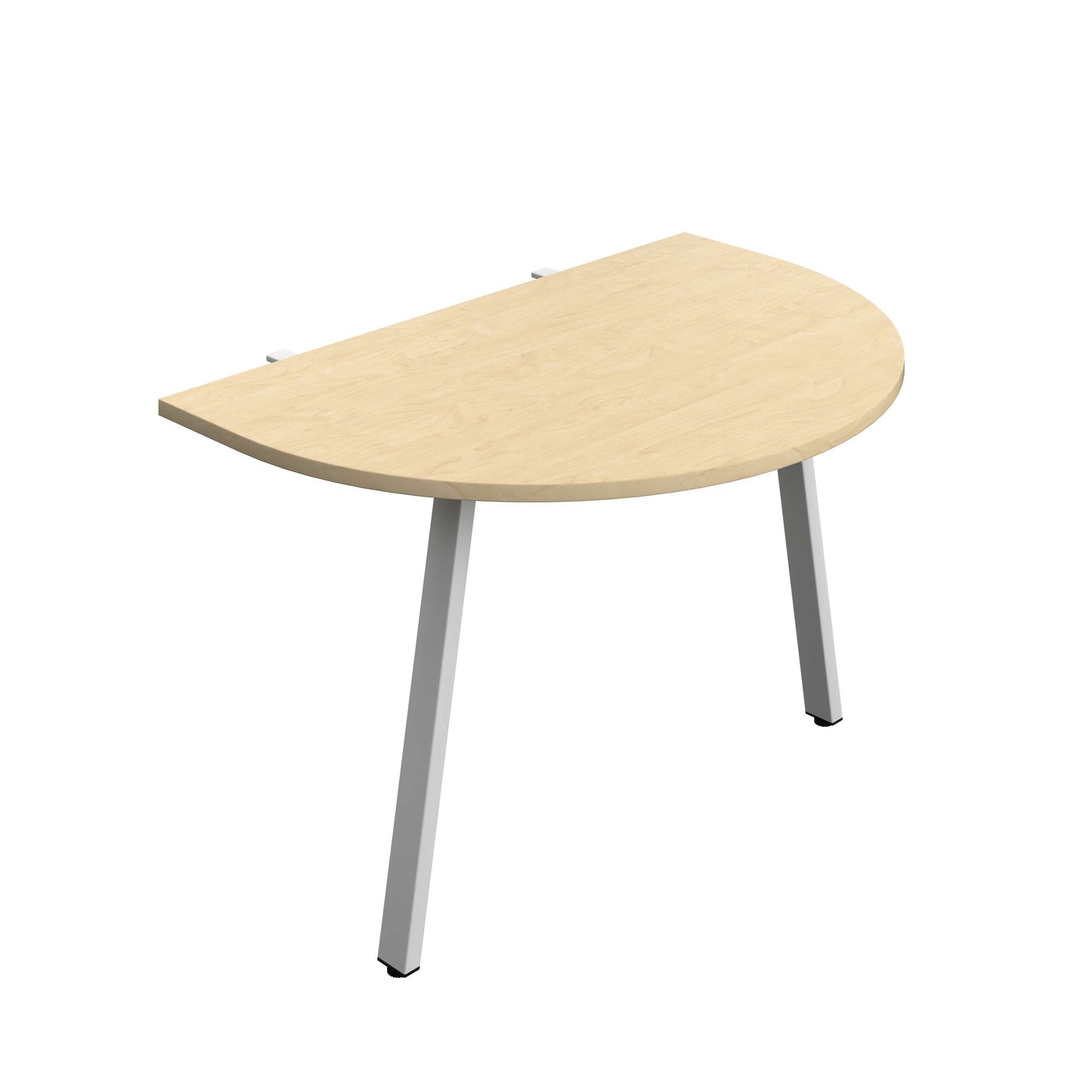 Synergy Screen Depth D-End Single Person Bench : A-Frame Leg : 1200 | 800 | Maple/Silver