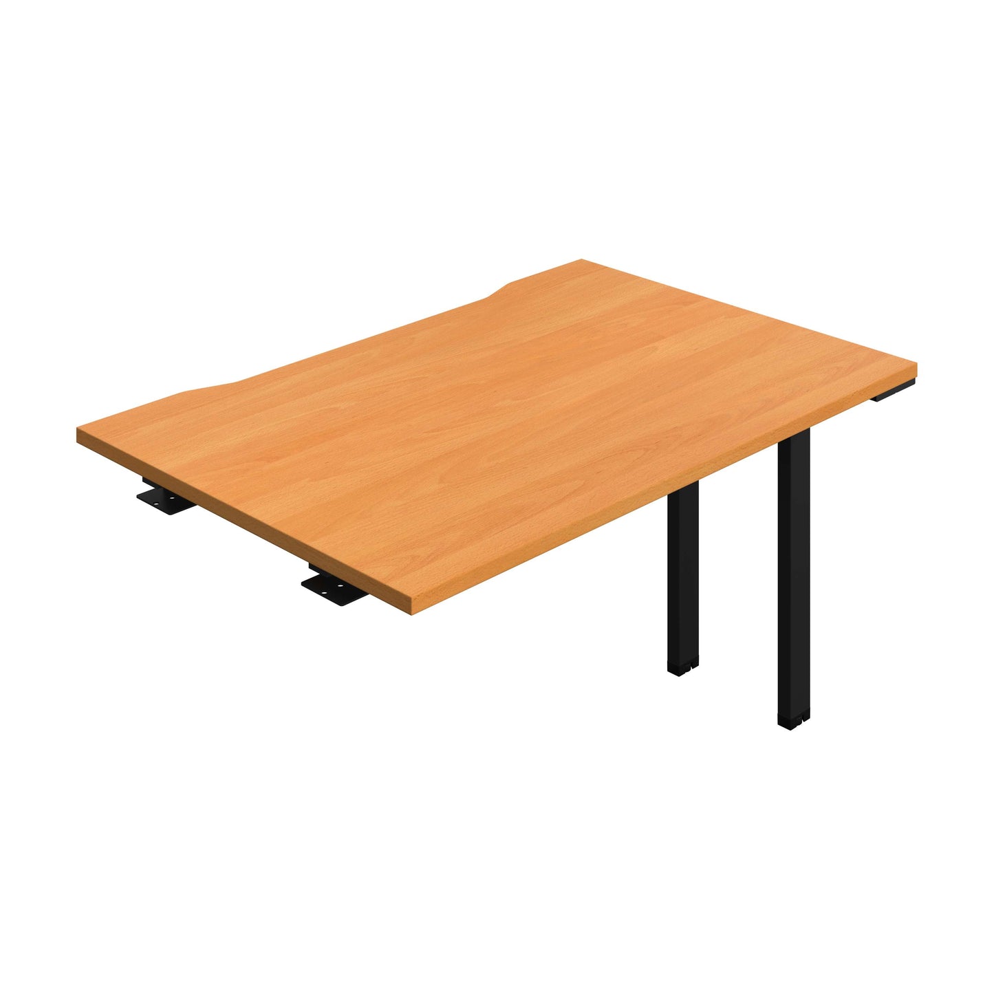 Synergy Bench Extension with Cut Out: 1 Person (FSC) : 1200 | 800 | Beech/Black